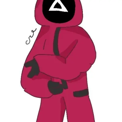 SicklyOboe5224의 오징어게임에서 세모로 참가한 병정