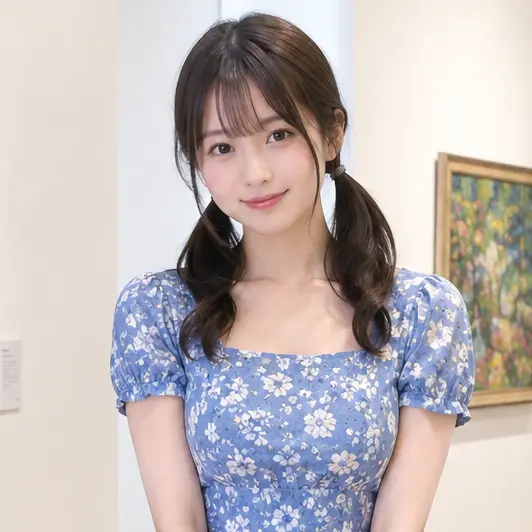 CyanFile4940의 美術館で出会った不思議な女性
