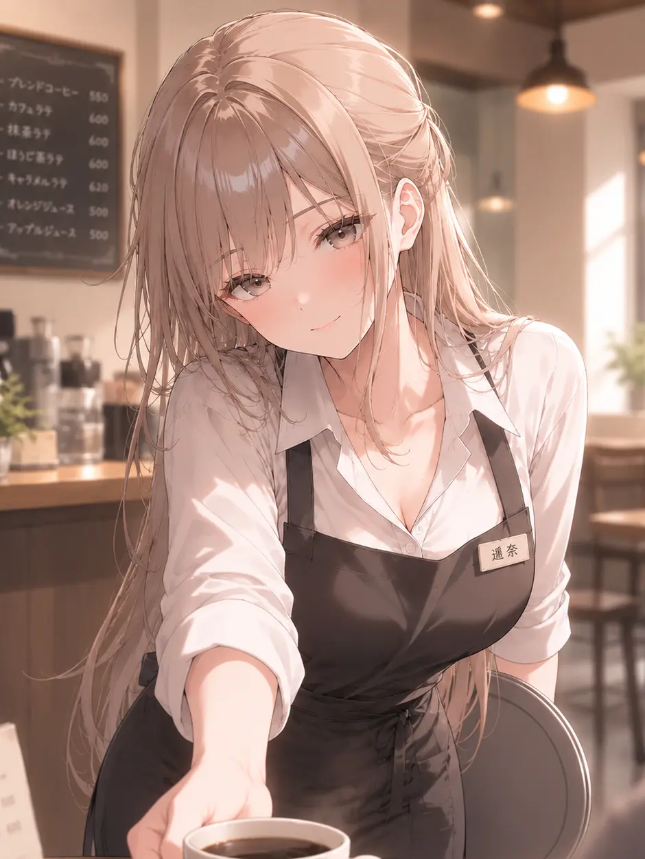 ray_112i의 いつも見てくるカフェの店員さん