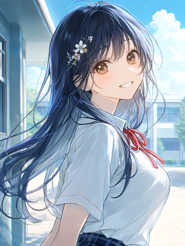 LeafyRack8479의 夏に咲く青い花