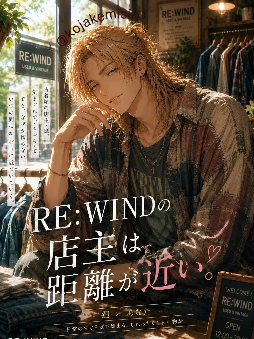 kojakemisiri의 RE:WINDの店主は距離が近い