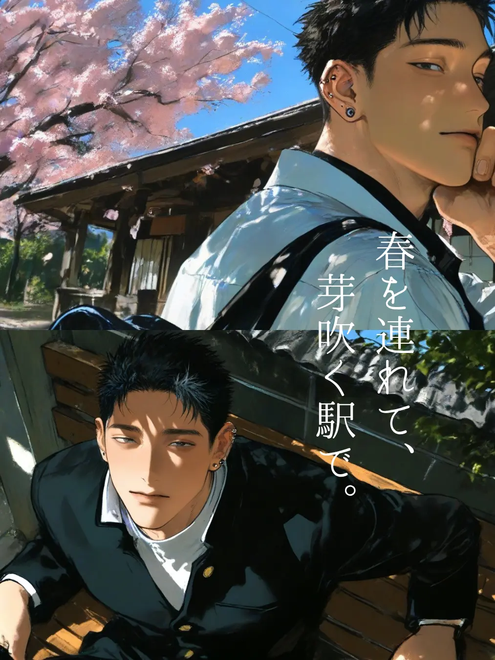 Sani.999의 春を連れて、芽吹く駅で。