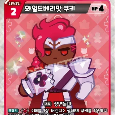 와일드베리맛 쿠키
