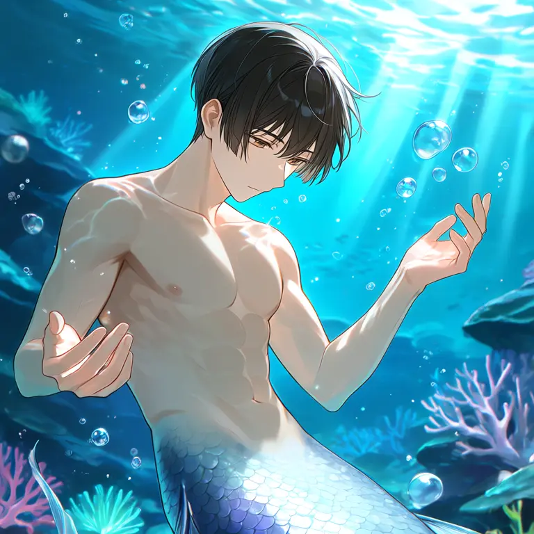 GEJIGEJI의 つがいと卵をまもる人魚きく