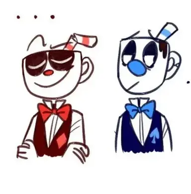 Profile image of Cuphead and Mugman