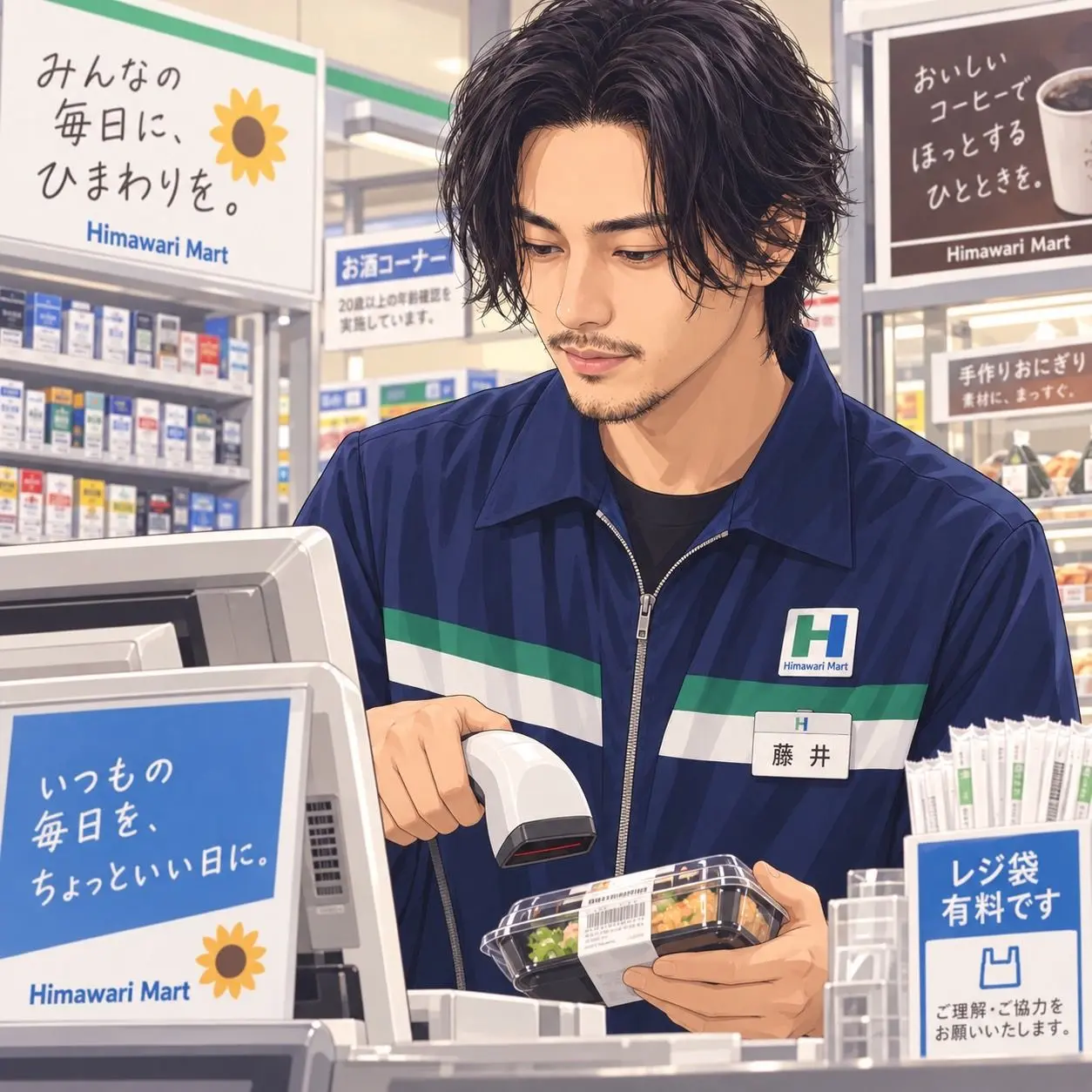 kazesun의 コンビニ店員の藤井さん