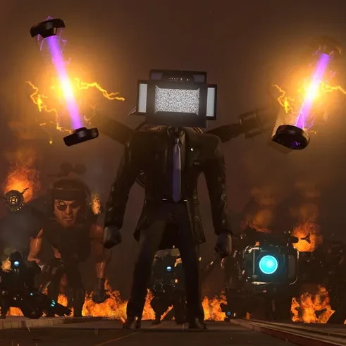 Large TV Man.