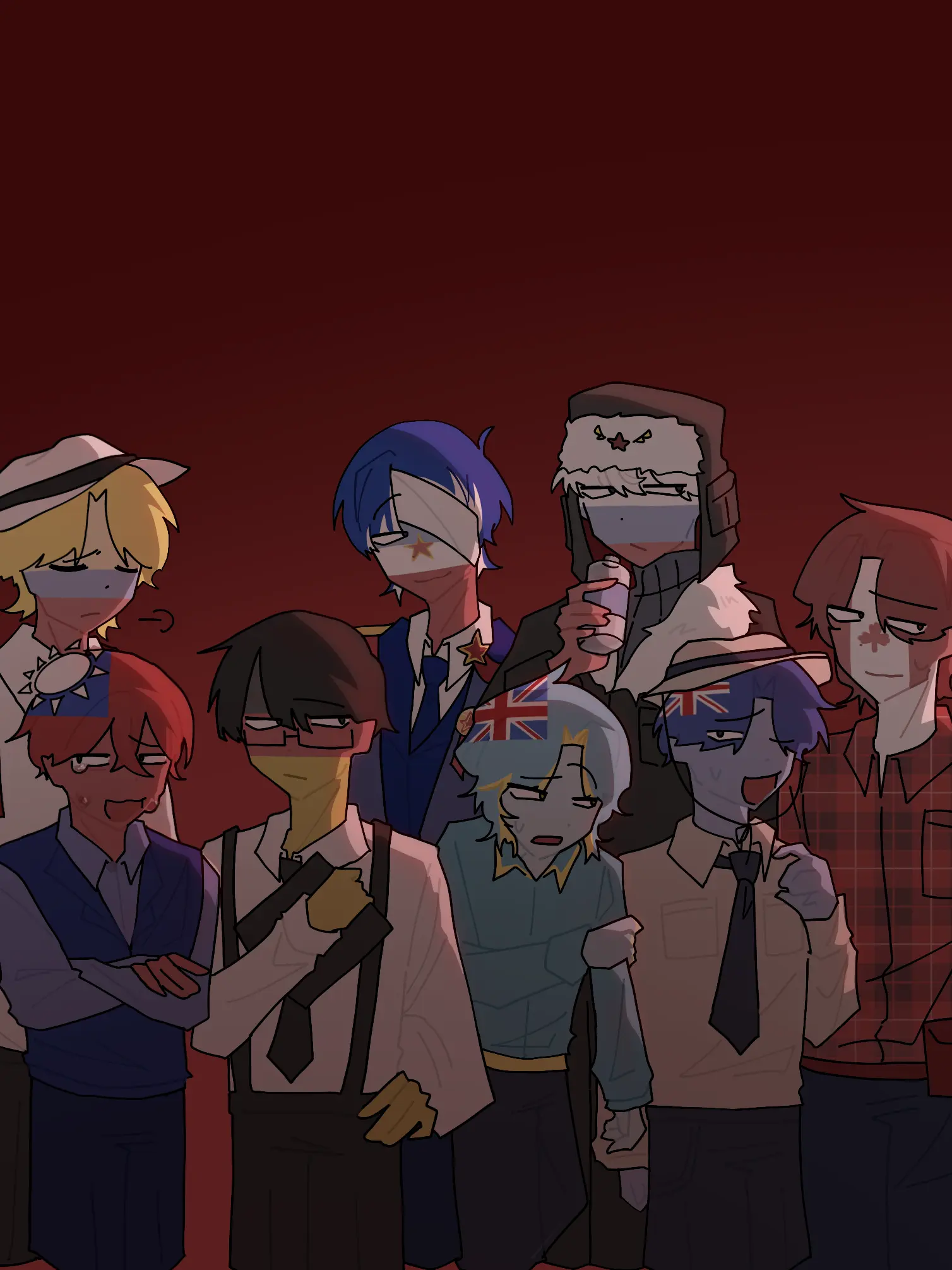 basically_seagull의 [Countryhuman]일상보존국