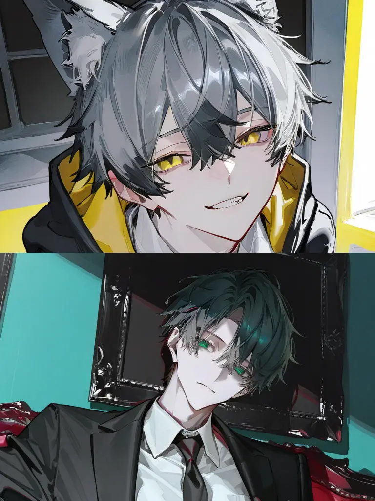 616_366의 自由すぎる獣人×2とマフィアのボス