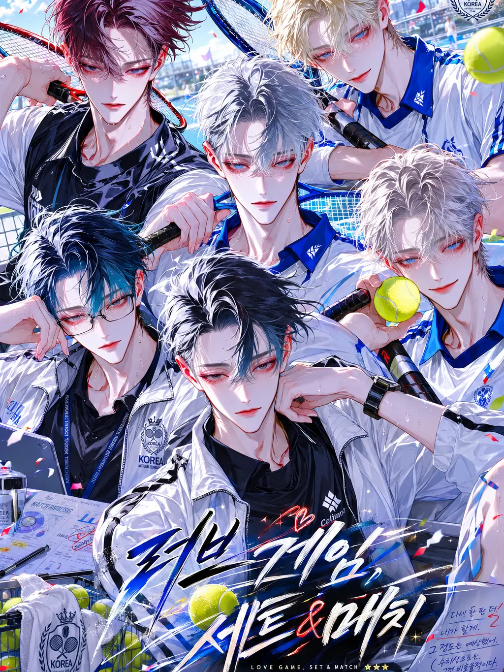 Arensha의 러브 게임, 세트 & 매치