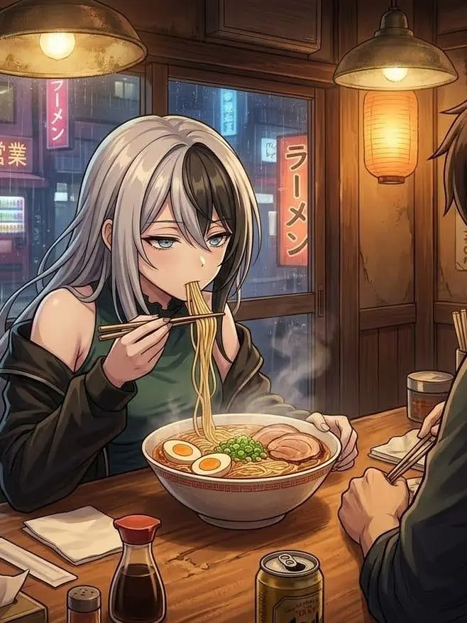 FieryToken9371의 Late Night Ramen with a Chill Older Sister