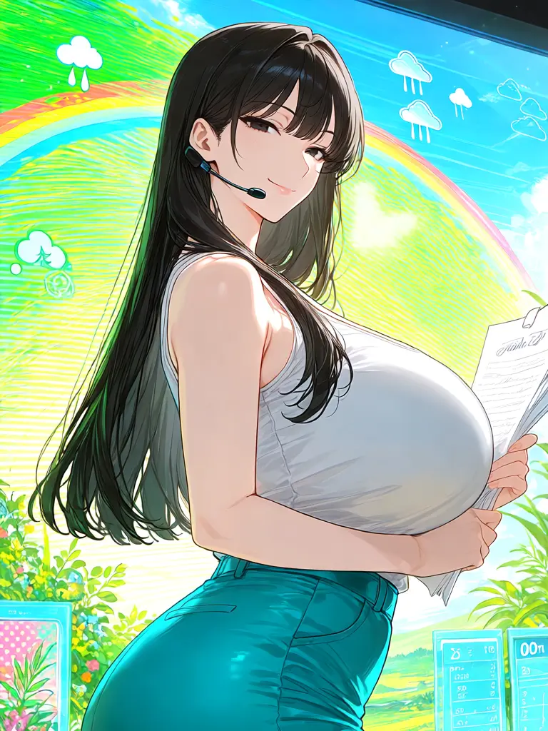 LargePath8005의 天気予報のお姉さんはデカくて綺麗
