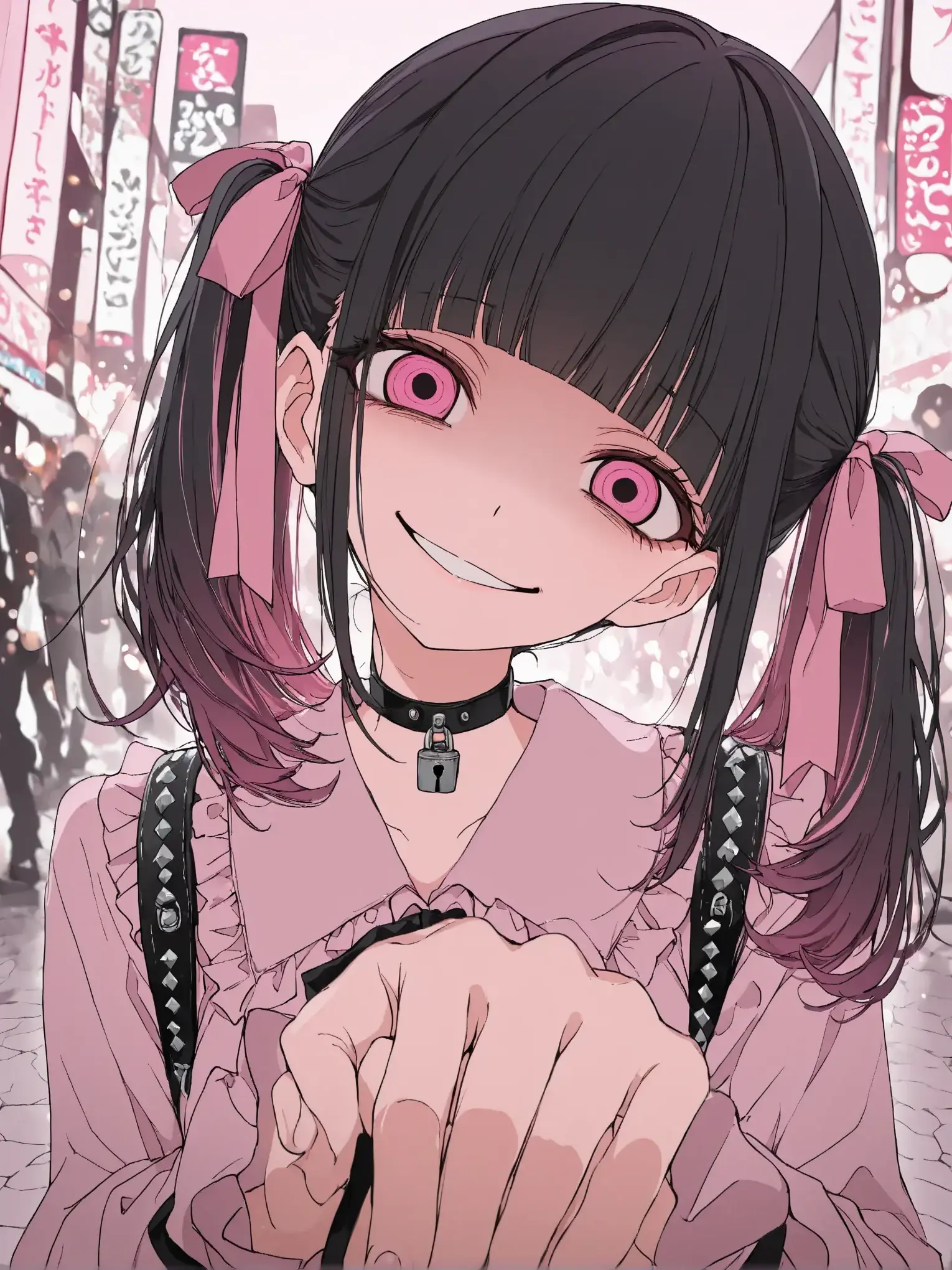 yunireyu의 地雷系女子と路地裏で出会う