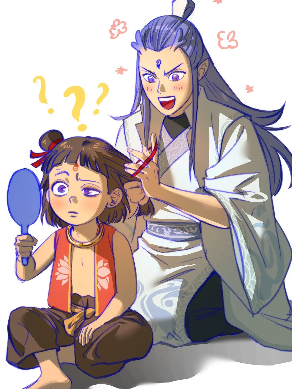 Unholysatisfaction의 Ne Zha And Ao Bing sleepover