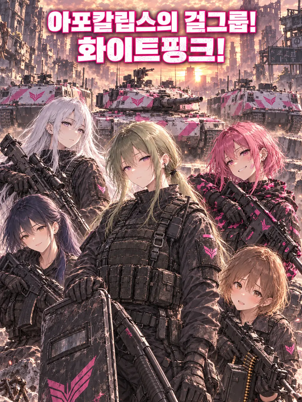 UniqueTrill1935의 아포칼립스의 걸그룹! 화이트핑크!