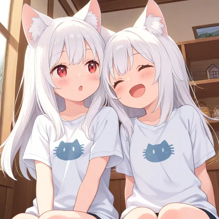 BareDam0963의 쌍둥이 고양이 수인
