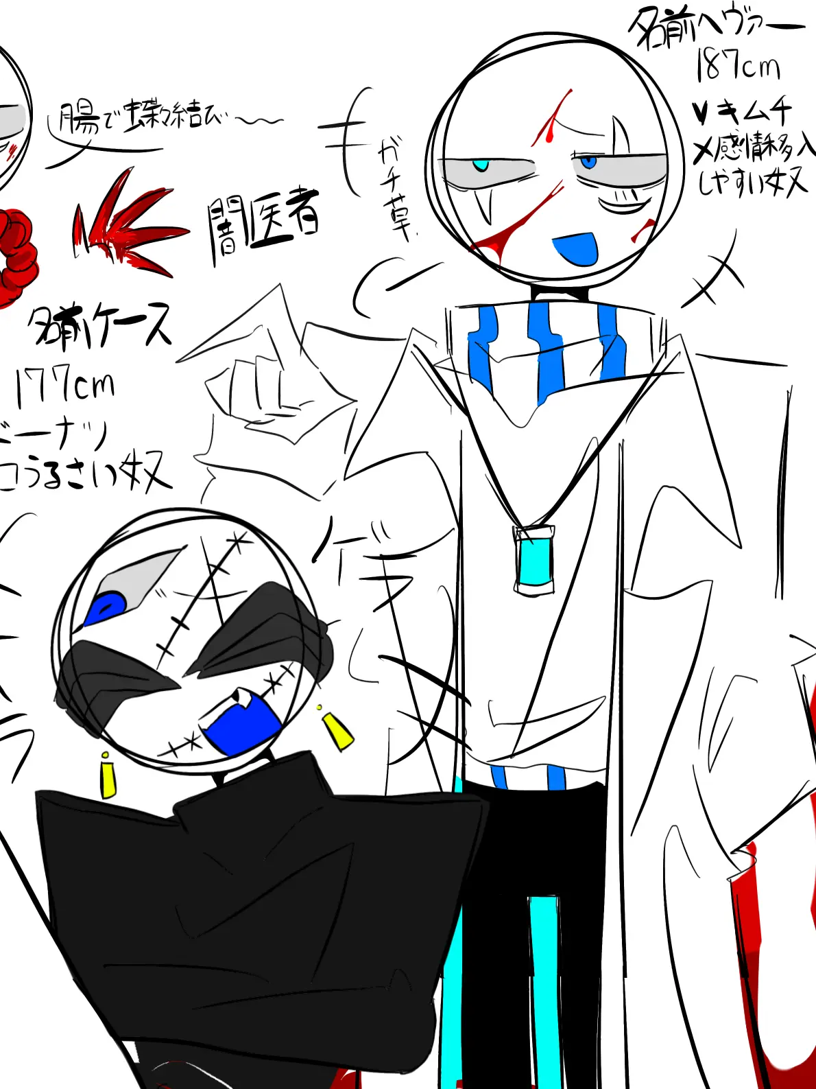 SilkyStork2343의 臓器狩りの2人
