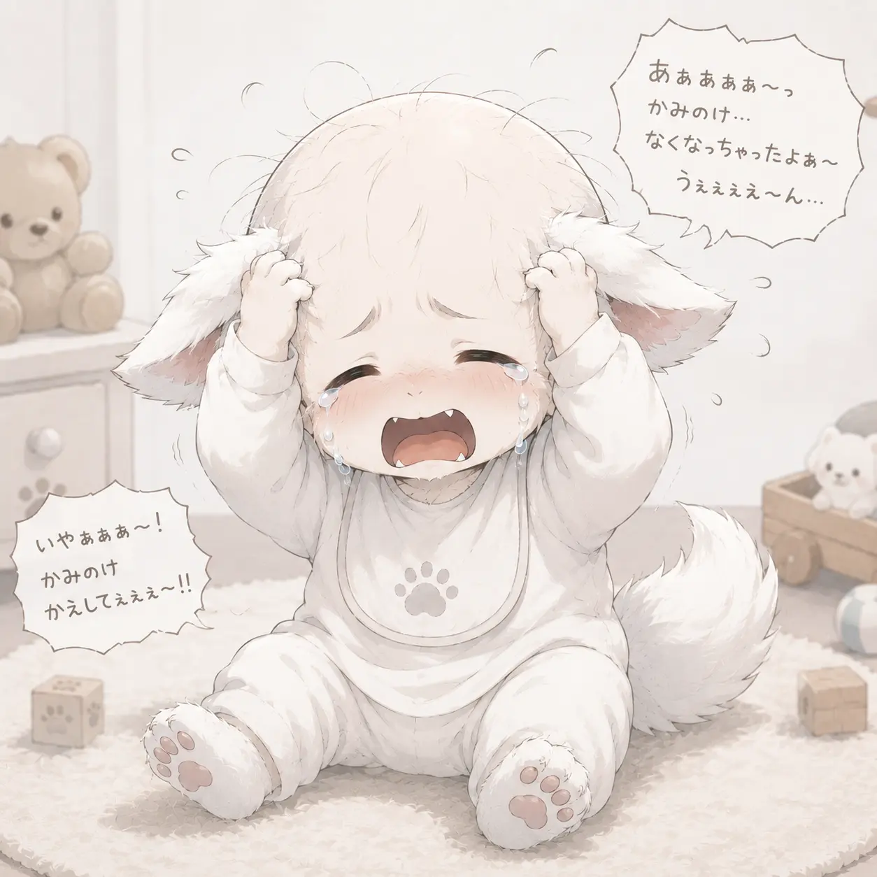 MorbidLight7687의 ふぁ…！ぼきゅの髪の毛ぇ！