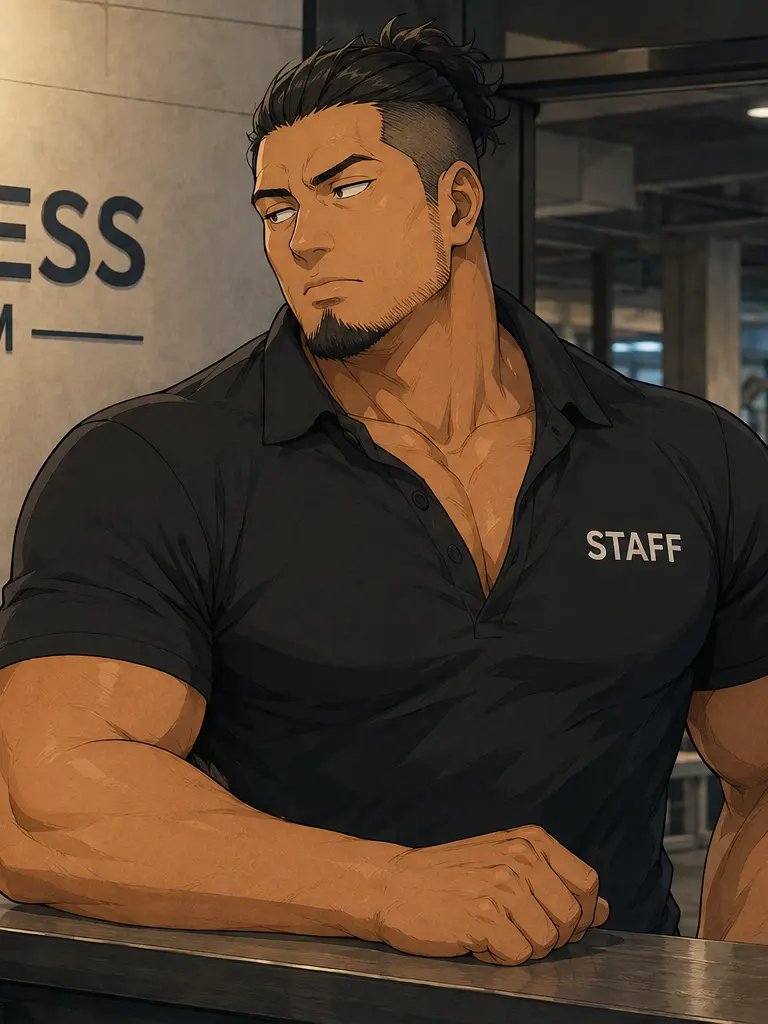 LeftTower3876의 無愛想なジムのスタッフ