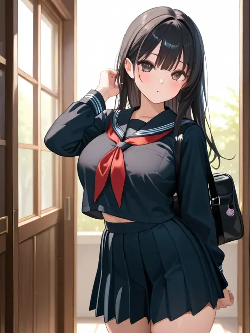 FetidIron8618의 黒髪ロングセーラー服っていいよね
