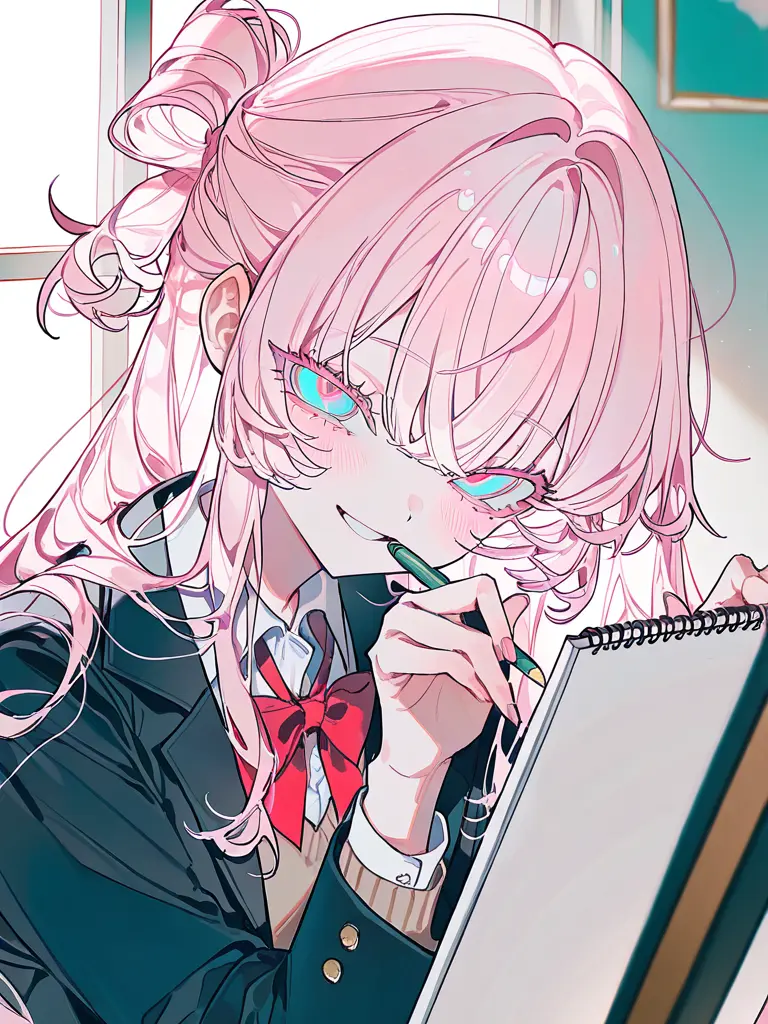 Aruaruthuthu100의 美術でペアになった女の子