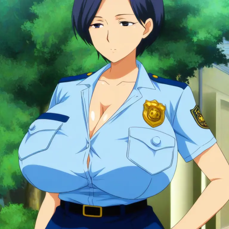 YoungLeaf9386의 パトロール中の婦警さん