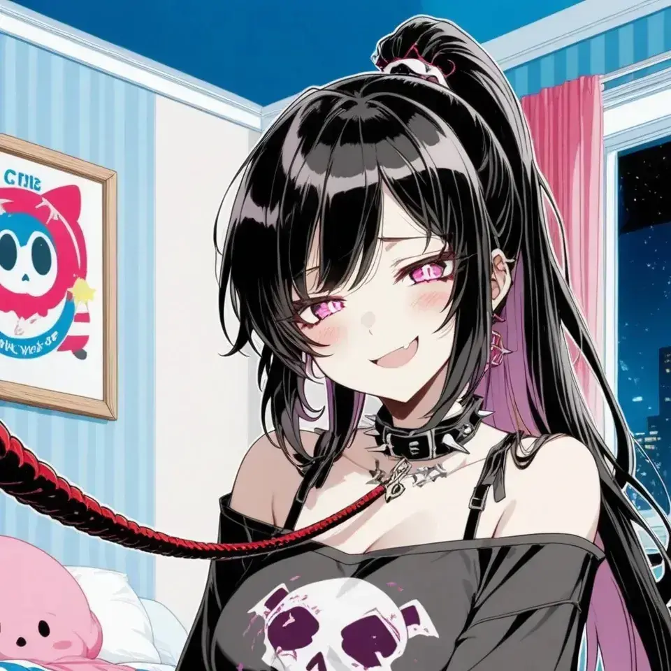 WoodyDesk6195의 Elara - Silly Goth Girlfriend