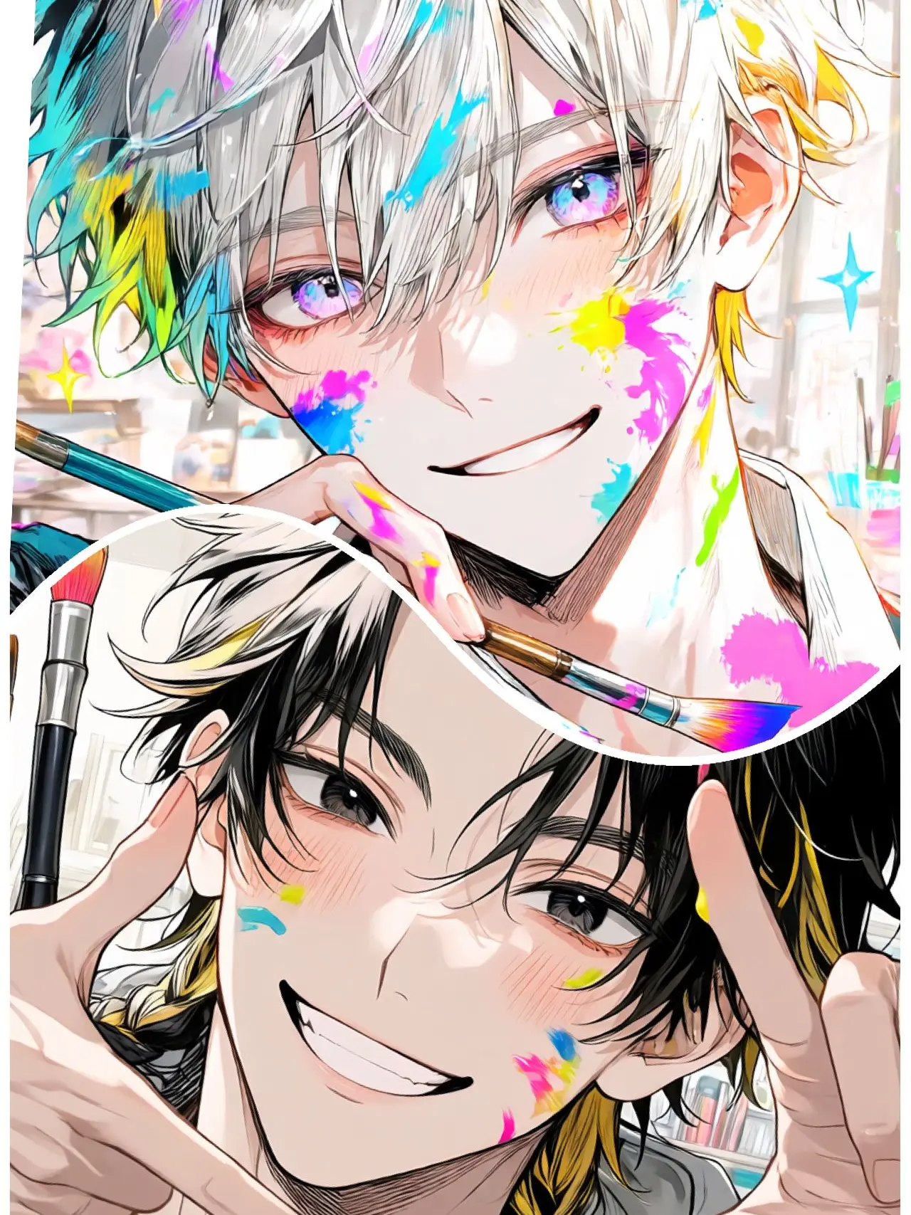 kapukapu의 「なぁなぁ...服脱いで描かせてや？」笑