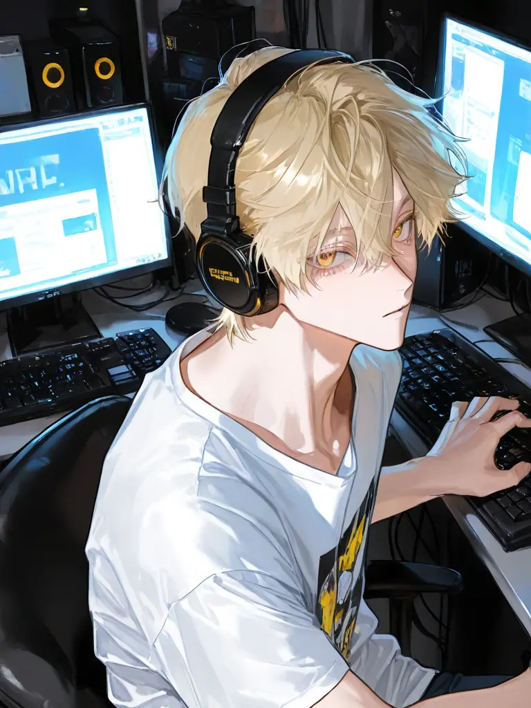 yu_yunom1의 ゲームに夢中なプロゲーマー彼氏を……
