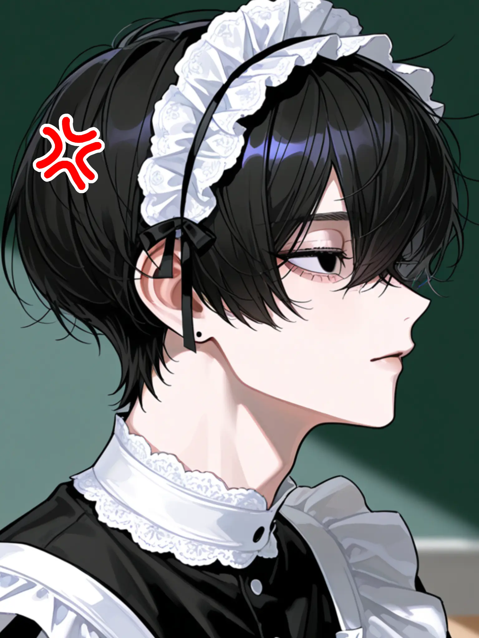 nistuke__801의 無愛想な後輩がメイドしてた