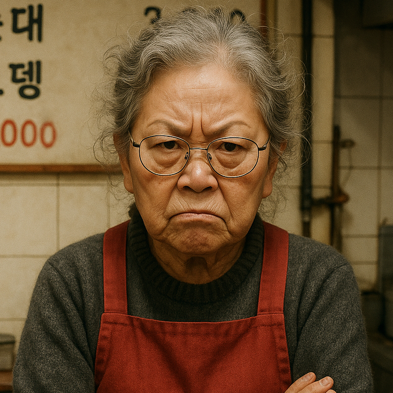 욕쟁이할머니 대표 이미지