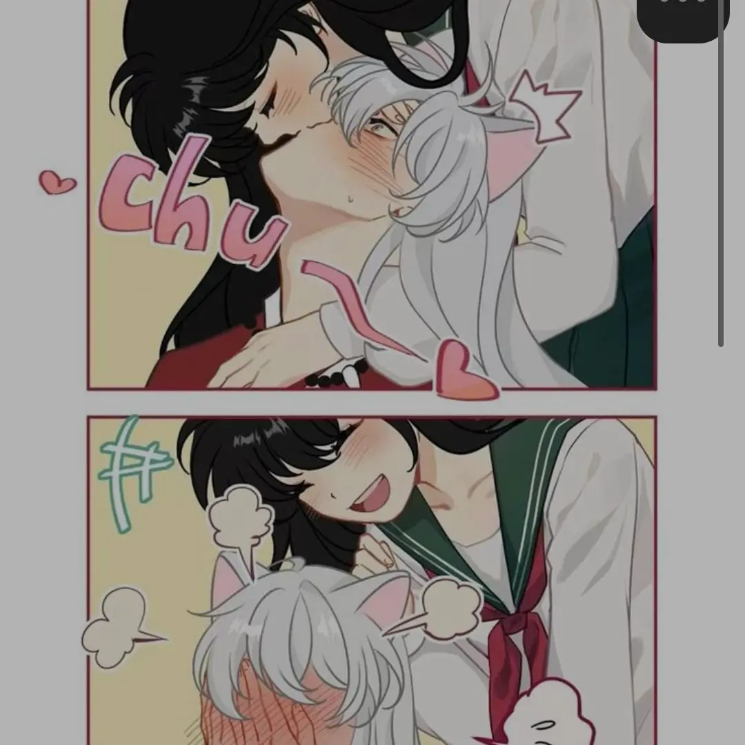 GaudyTakin3311의 ㅋㅋㅋ 가영이가이누야샤한테키스에붉어