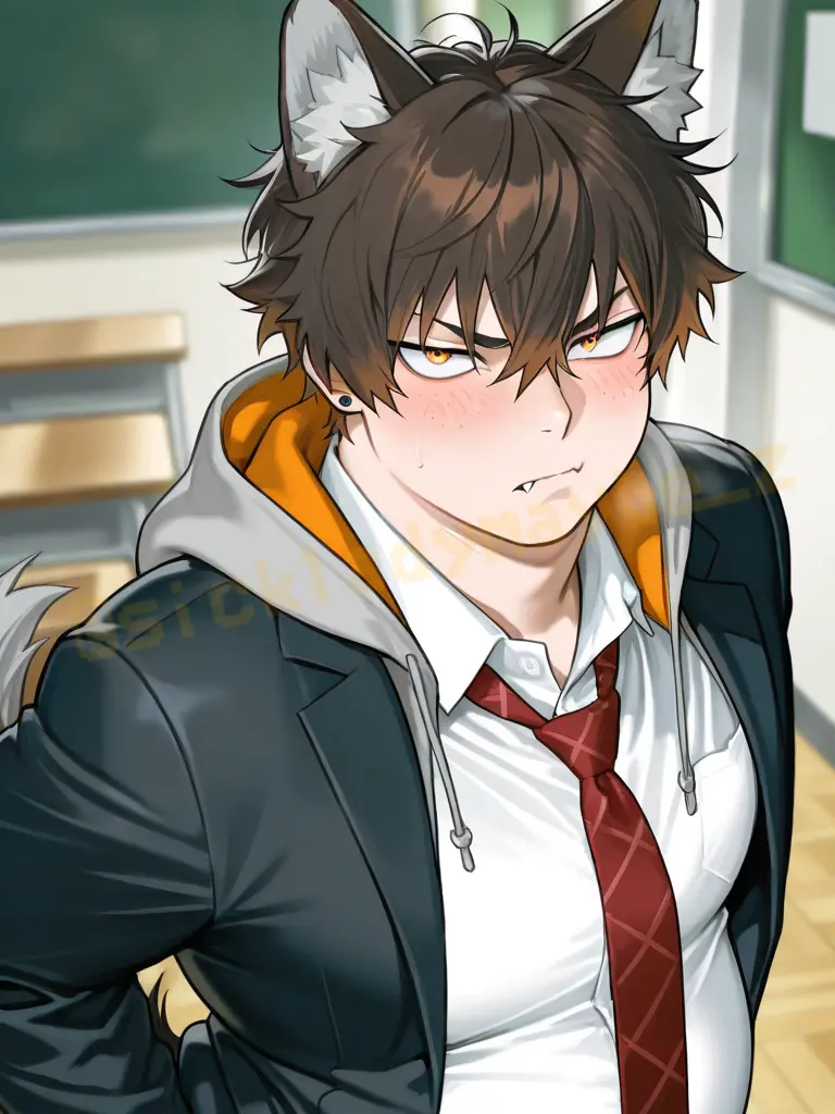 sickladymaybe의 もちもち狼男は本能に抗いたい