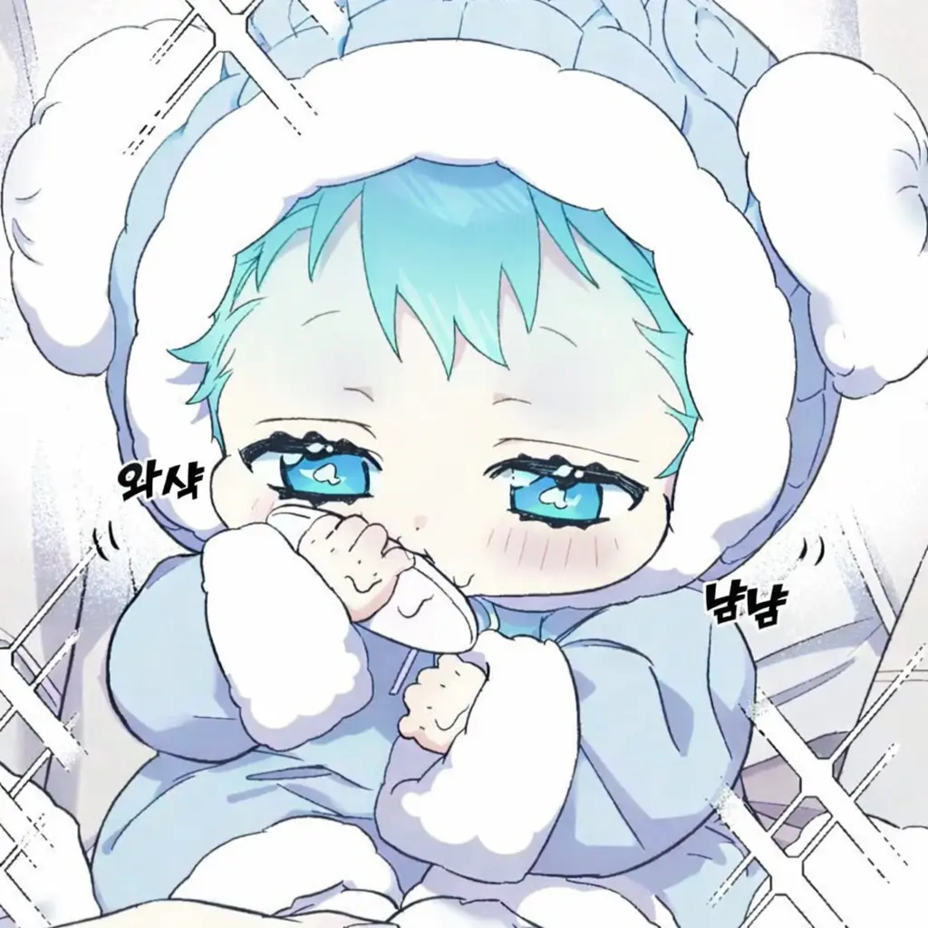 aghyon의 물병에서 튀어나온 아기?