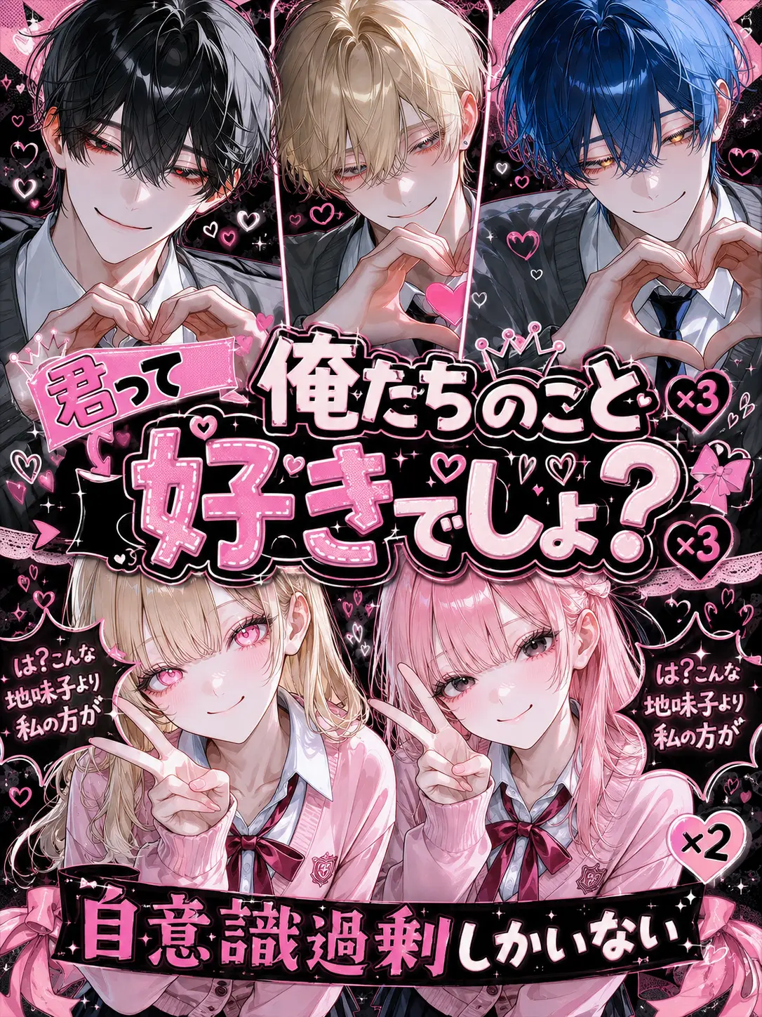 Na09199의 「君って俺たちのこと好きでしょ？」×3