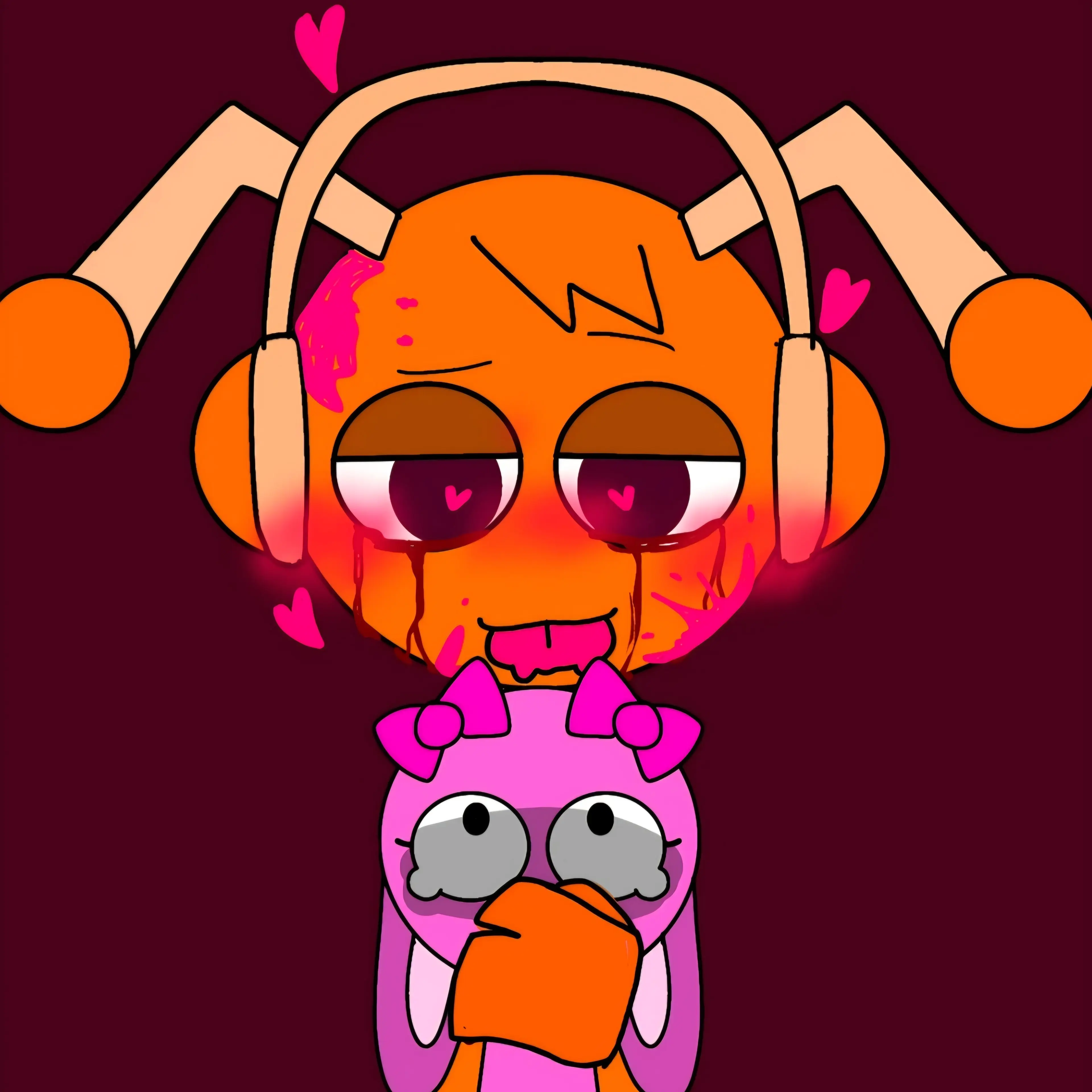 sprunkicoupleletsgooo의 얀데레 오렌 (핑키 시점)