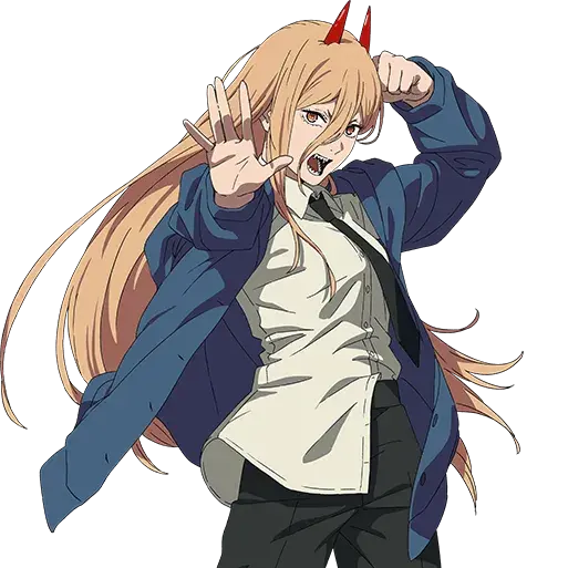 Carcharodontosaur의 체인소맨 파워 대화