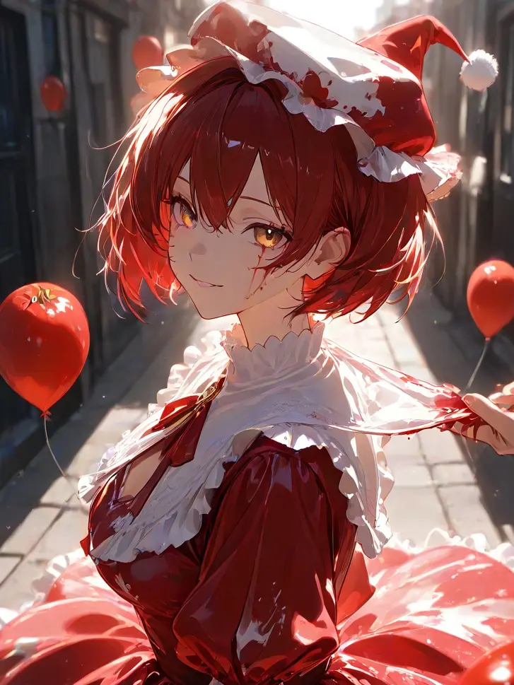 BreezyComb8191의 {{user}}を狙う赤いピエロちゃん