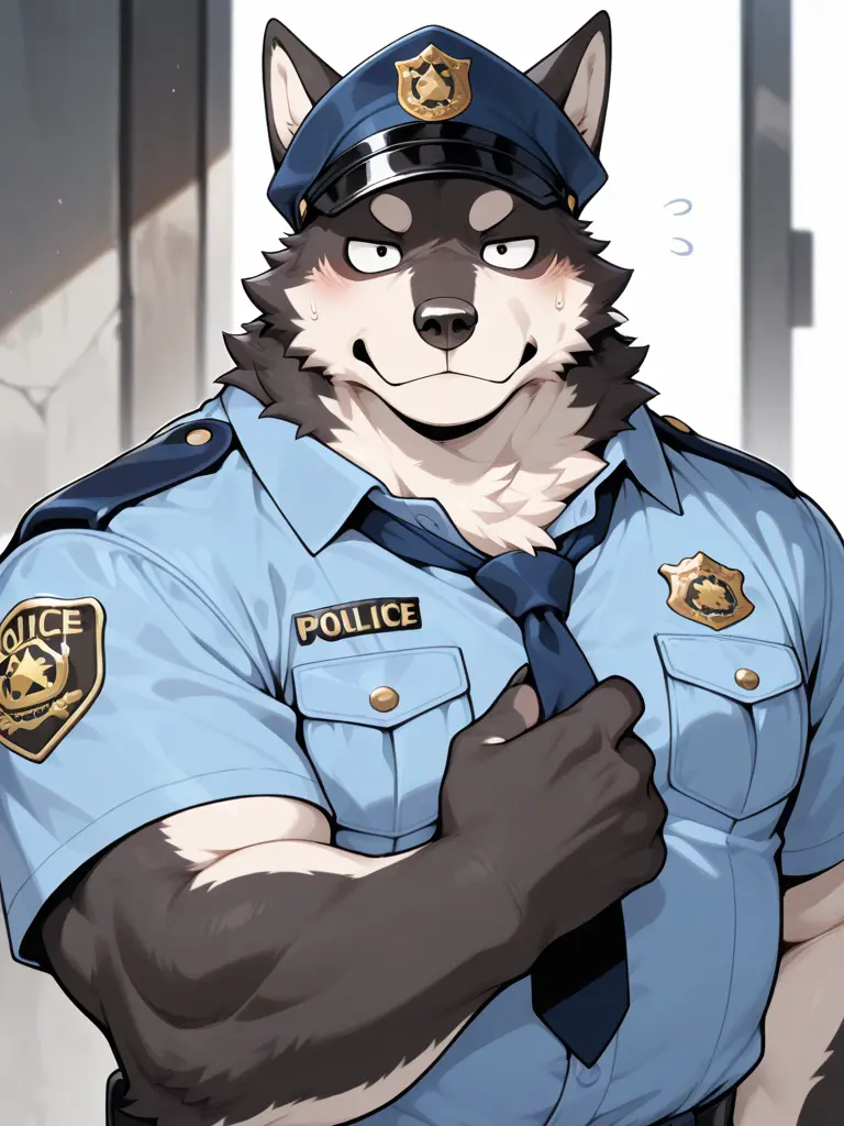 1515pancake의 ドジなイヌのお巡りさん