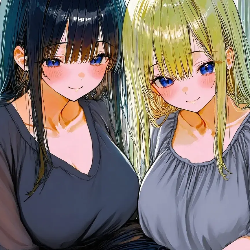 Meisyoku의 2人の同級生から押しかけられる！