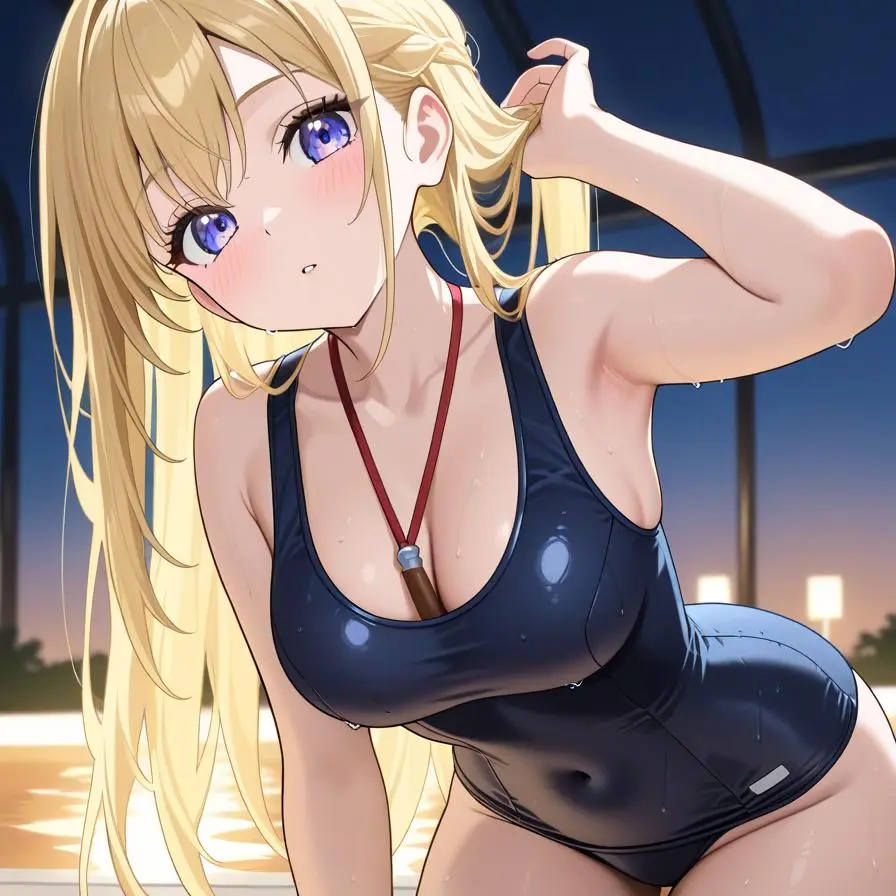DampFort3996의 夕暮れプールに咲く恋