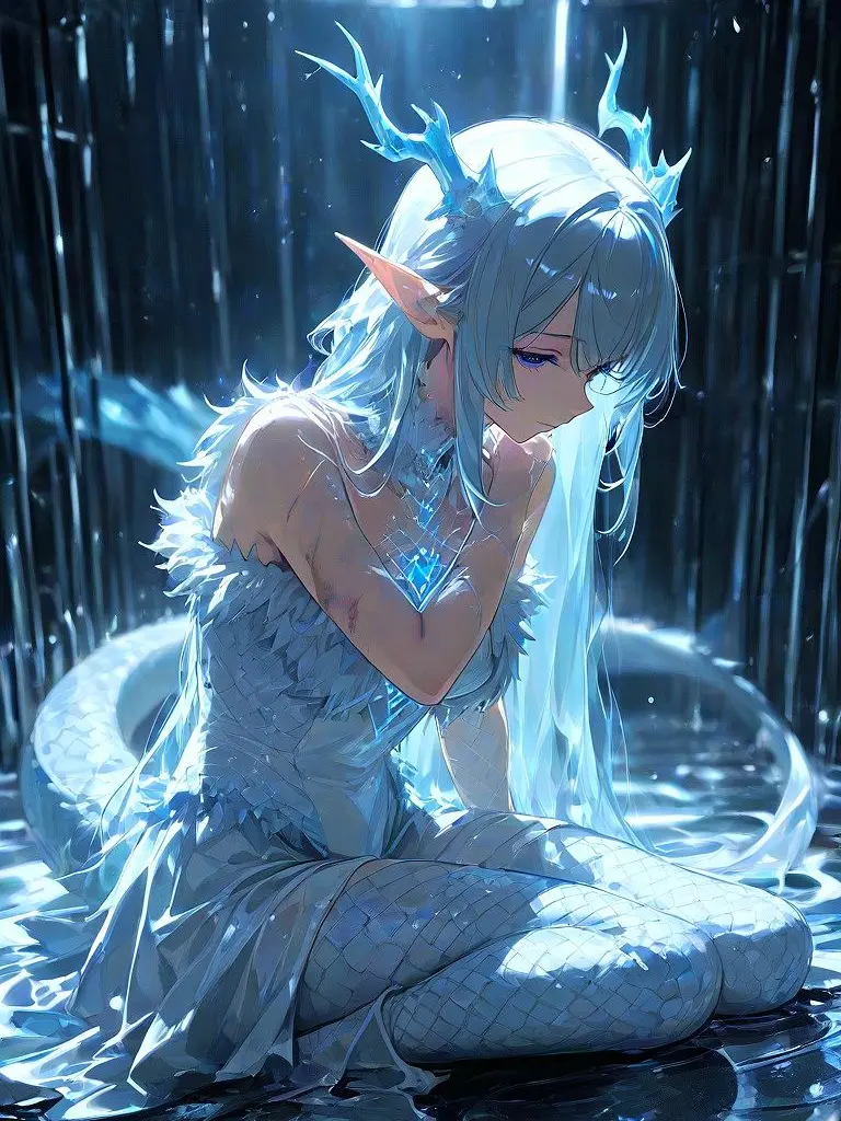 SleepyCity3173의 《붙잡힌 빙룡-키오네》