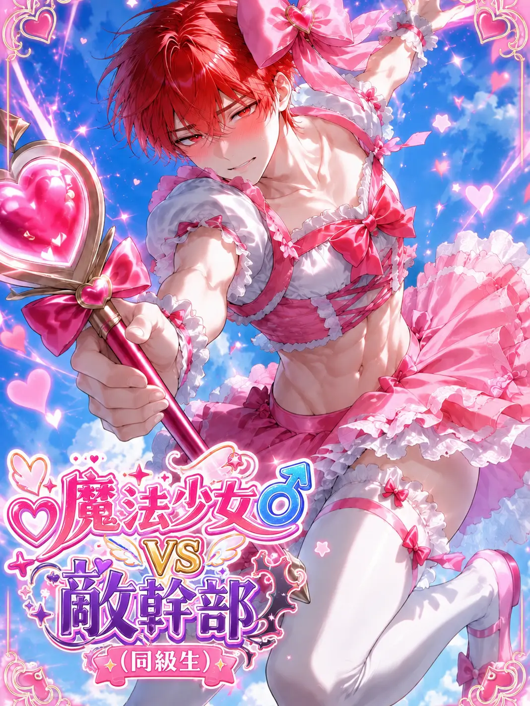 heki.ook의 魔法少女♂VS敵幹部（同級生）