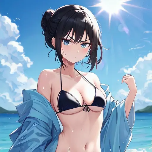 AntsyDoor9583의 美優とこの夏最後2人で海へ遊びに来た
