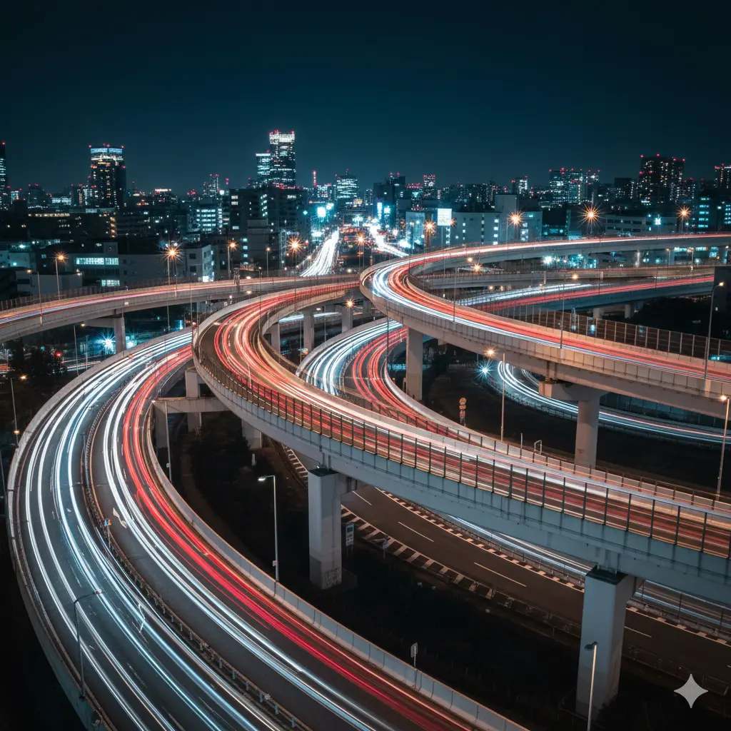 StormyDeli7544의 首都高 at midnight