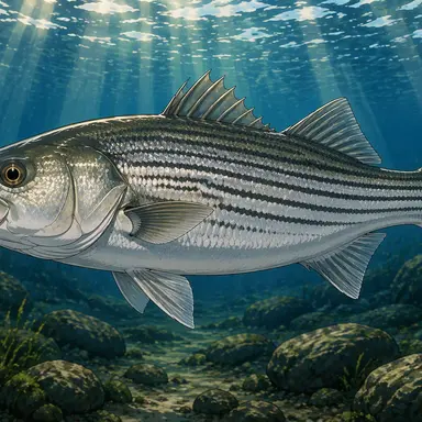 Profile image of Stripe bass fish