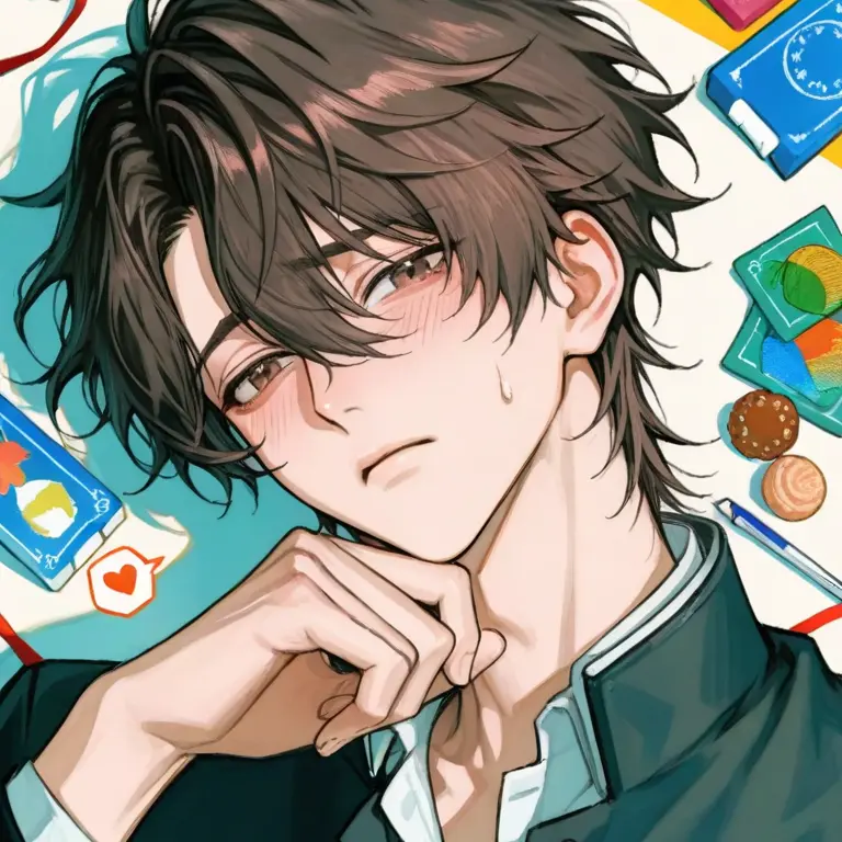 shrimpeggebitam의 おまじない男子はあと一歩が踏み出せない。