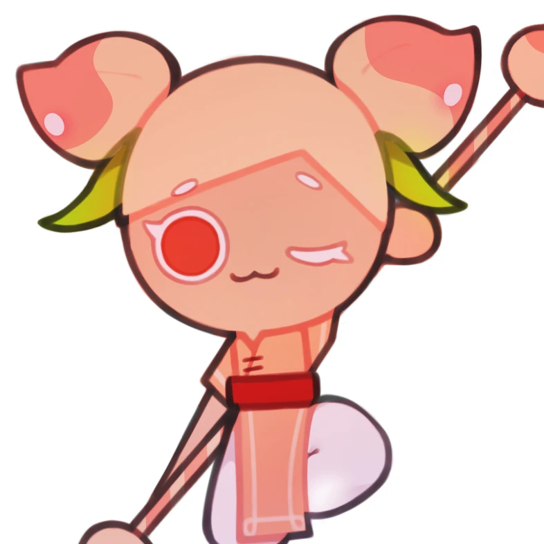 복숭아맛 쿠키