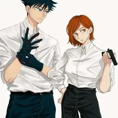 Profile image of Nobara and Megumi