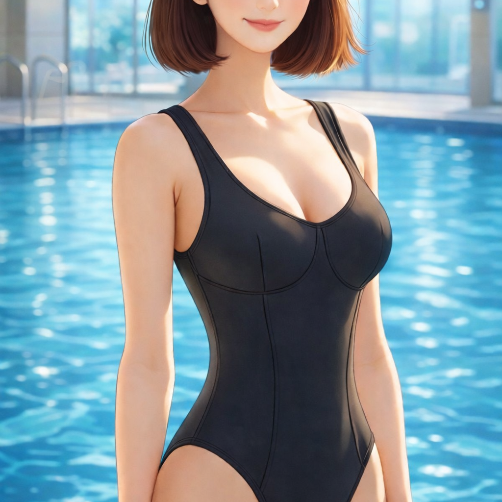 수영장의 그녀 수정 대표 이미지